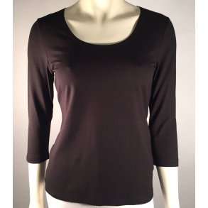 Mongul - Saba bluse med  rmer - Sort