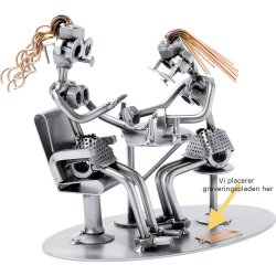 Gavekurv med metalfigur - Kosmetolog - Lkkerier