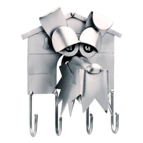 Metalfigur - Hund ngleholder