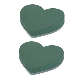 Oasis hjerte 18 cm. St med 2 stk.