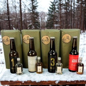 �l og snaps adventskalender � 4 f�rdigpakkede adventsgaver
