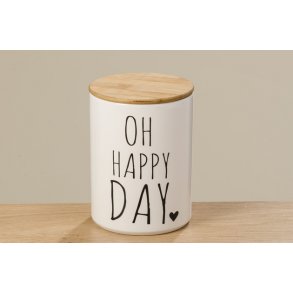 Opbevarings krukker  Oh Happy Day  St med 3 stk.