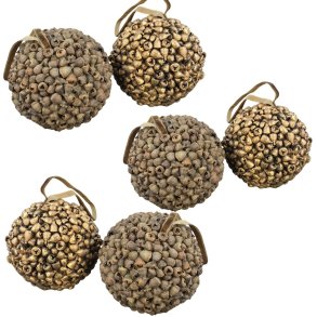 Oph�ng � Kugler med Eucalyptus � S�t med 6 stk. � � 10 cm