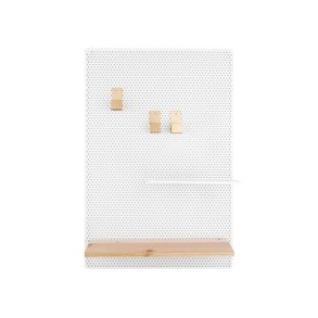 Opslagstavle - Hvid metal opslagstavle