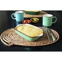 Ovnfaste fade - Vintage gr�n - S�t med 2 stk.