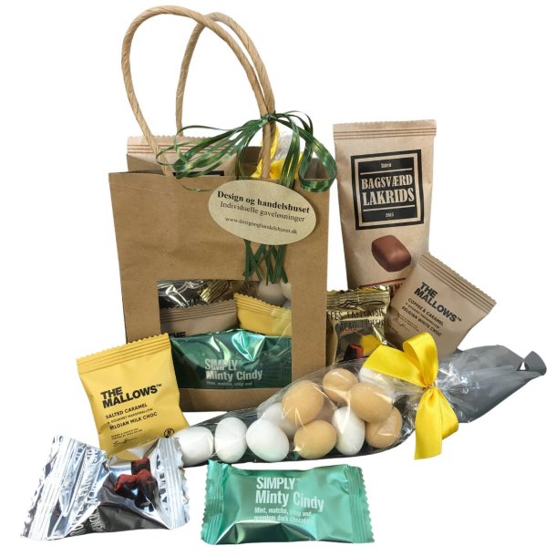 P�skekurv - Gavepose med p�skel�kkerier | 115 kr. 