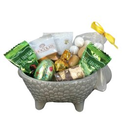 P�skekurv - P�skef�r med l�kkerier - 195 kr.