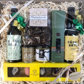 P�skekurv � �l og P�skehygge � Delbar gave til 375,-