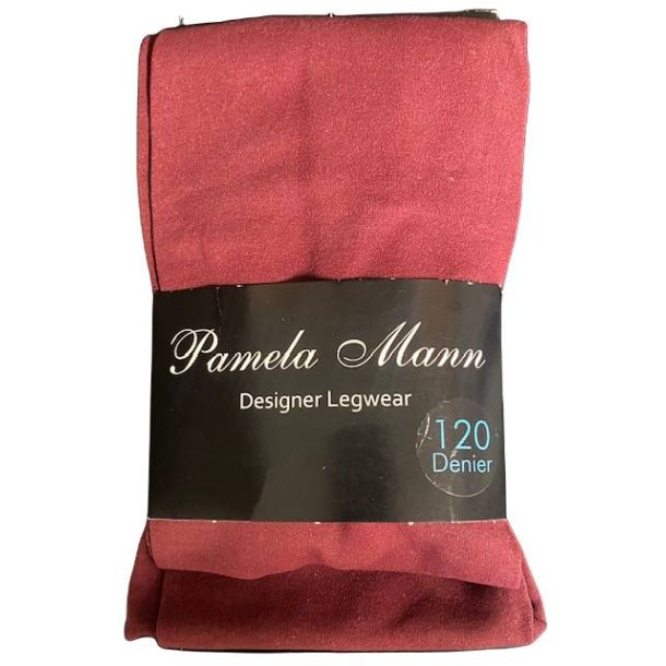 Pamela Mann - Strmpebukser bordeaux - 120 denier 