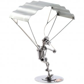 Metallfigur - Fallskrmsjupphoppare