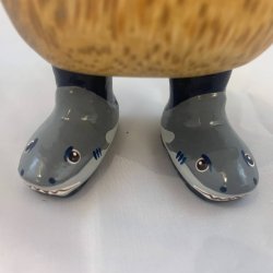 Dcuk - Trpingvin 14 cm - Med Haj Gummistvler