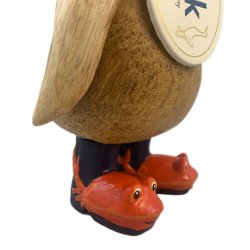 Dcuk - Trpingvin 14 cm - Med Krabbe Gummistvler