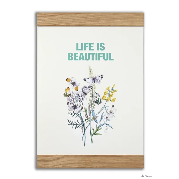 Plakat - Life is beautiful