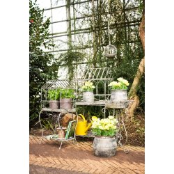 Plantehuse - St med 2 stk. - Plantehuse i metal