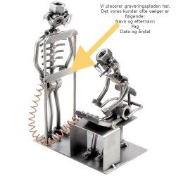 Gavekurv med metalfigur - Radiograf - l og hygge