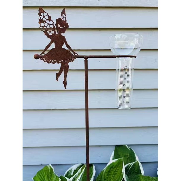 Regnm�ler � Fe med regnm�ler i cortenst�l