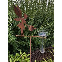 Regnm�ler � Fe med vandkande i cortenst�l