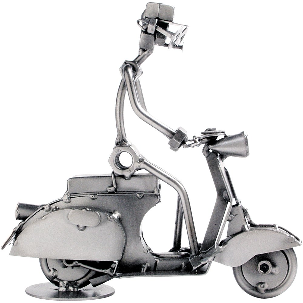 Metalfigur - Scooter - Alt med hjul under Design Handelshuset