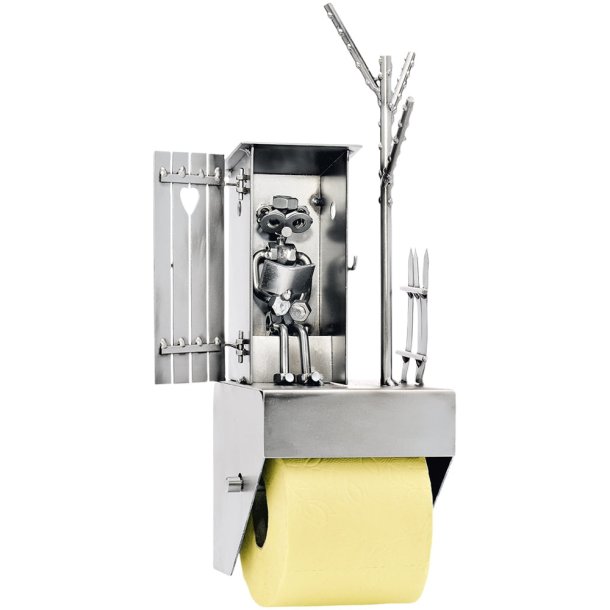 Metalfigur - Toiletpapirholder - Mand p das