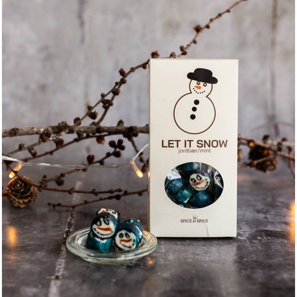 Spice by Spice - Let It Snow Julebolcher - Jordbr Og Mint - 90g