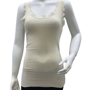 Stajl - Blondetop - Creme Hvid