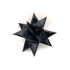 Stjernefabrikken - Julestjerne - Sort - 13 cm