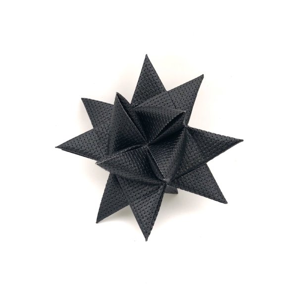 Stjernefabrikken - Julestjerne - Sort Net - 22 cm