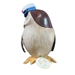 Dcuk - Tr Ugle 14cm - Lysebl Studenterhue - Kigger Til Venstre