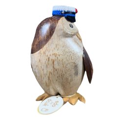 Dcuk - Tr Ugle 14cm - Mrkebl Studenterhue - Kigger Til Hjre