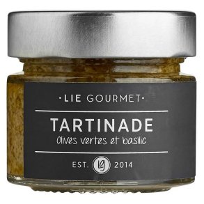 Tapenade grn oliven og basilikum - Lie Gourmet