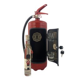 The Jerrycan Firebar - Dekorativ Brandslukker Minibar med Danmark Aquavit