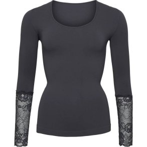 Tim og Simonsen - Bluse med blonde p rmerne - Gr 