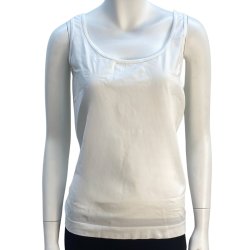 Tim og Simonsen - Top med bryderryg - Hvid