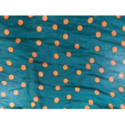 Trklde - Grn trklde med prikker