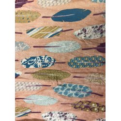 Trklde med print - 85x180 cm