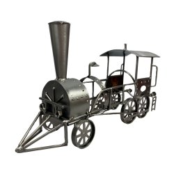 Metalfigur - Lokomotiv vinholder