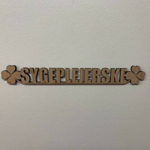 Trskilt - Sygeplejerske