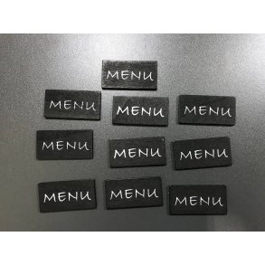 Trskilte - Menu - Pose med 10 stk.