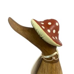 Dcuk Tr And 18 cm - med paddehat -Brndt Orange - Kigger Til Venstre