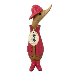 Dcuk - Trand 18 cm - Med Regntj - Pink - Kigger til hjre