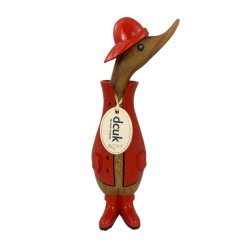 Dcuk - Trand 18 cm - Med Regntj - Rd - Kigger Til Hjre