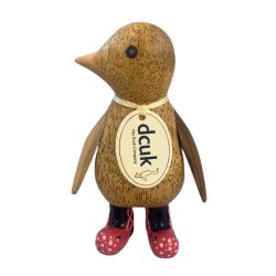 Dcuk -Trpingvin 14 cm - Med Blksprutte Gummistvler 