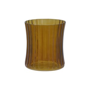 Vase - Farvet glasvase - Amber