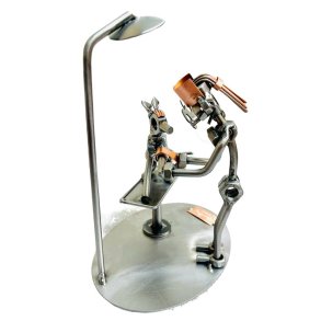 Metalfigur - Veterinrsygeplejerske