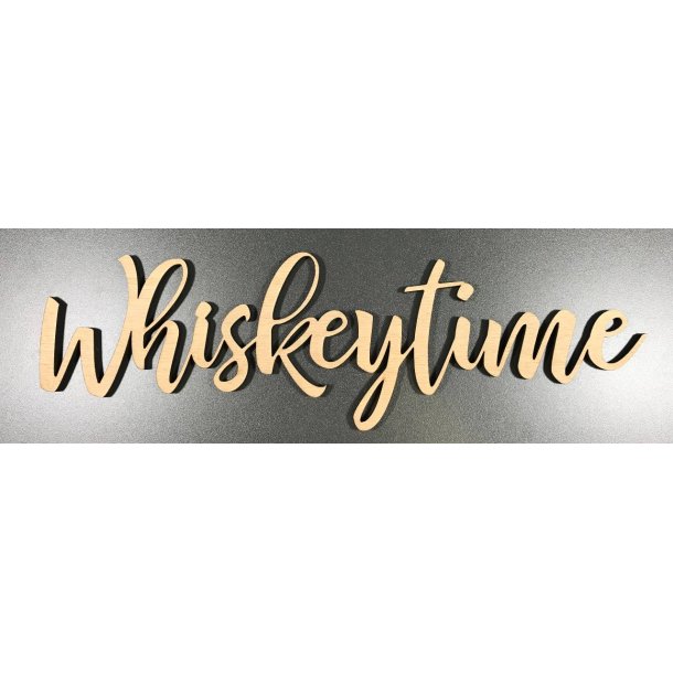 Wrtz Design - Skilt - Whiskeytime