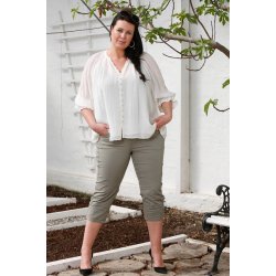 Zoey - Bukser 3/4 - Khaki 