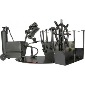 Metalfigur - Skibsmontr  - Maritim smed