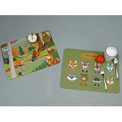 ZOO kids serie - Forest Animal Mix - Dkservietter