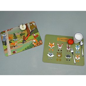 ZOO kids serie - Forest Animal Mix - D�kservietter