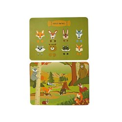 ZOO kids serie - Forest Animal Mix - Dkservietter